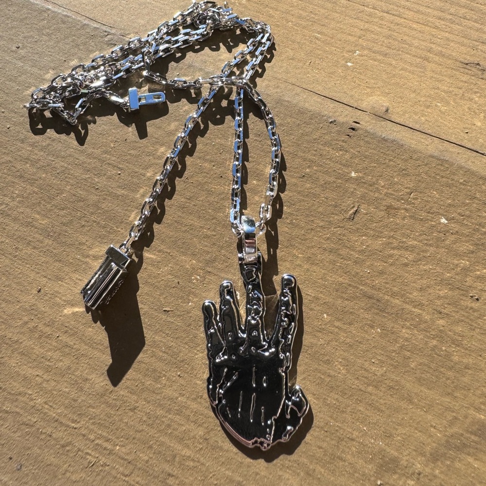 Revenge X Kill Hand Pendant with Chain